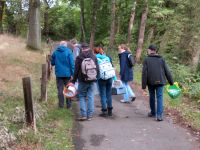 Auf dem Weg in den Wald