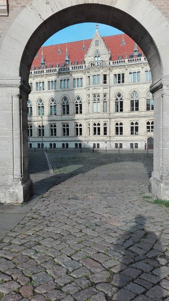 Blick auf Burg Dankwarderode vom Burgplatz