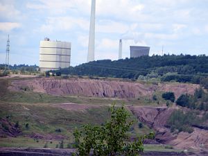 Braunkohlefeld und Kraftwerk Buschhaus