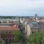 Blick vom  Rathausturm   in die Münzstraße.