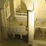 Ein Detail aus dem Dom-Modell. Es zeigt die Trennung zwischen Begräbnisteil des Doms und Gottedienstteil. 